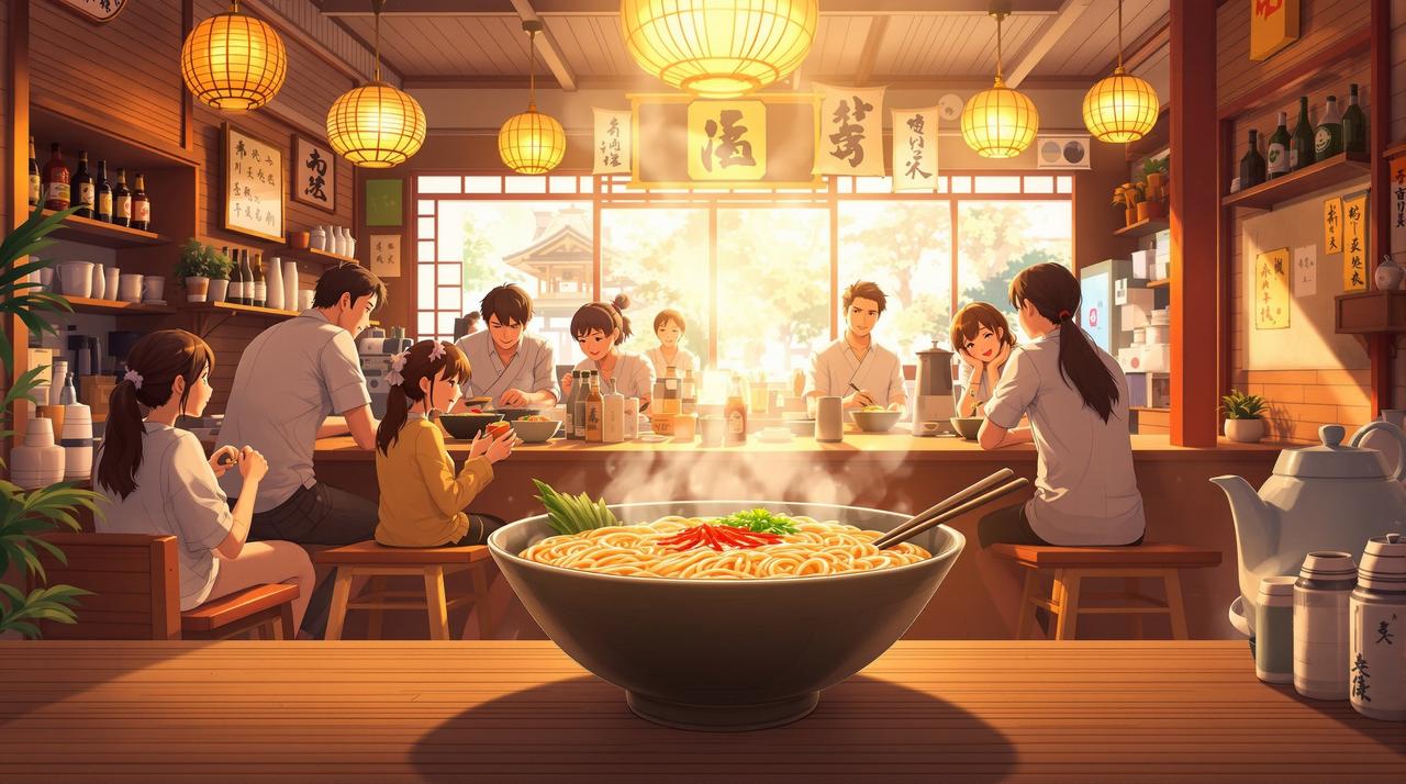 漫剧合集客户案例 - 品牌治愈动画《一碗热汤》—— 日式拉面连锁品牌形象升级